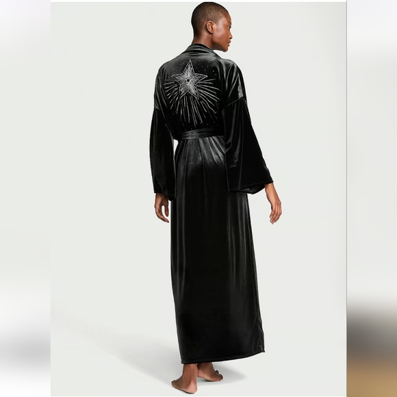 βΌοΈONLY ONE!!βΌοΈ π€ VICTORIA'S SECRET Very Sexy Starstruck Velvet Robe π€ - Picture 4 of 6